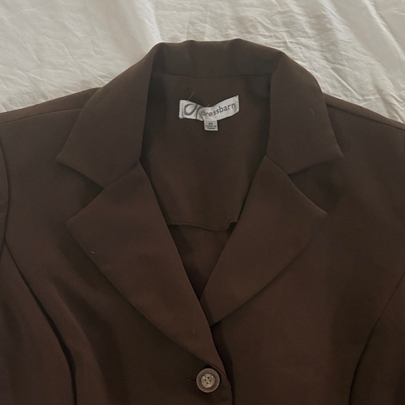 Vintage Brown Women's Blazer - Picture 3 of 3